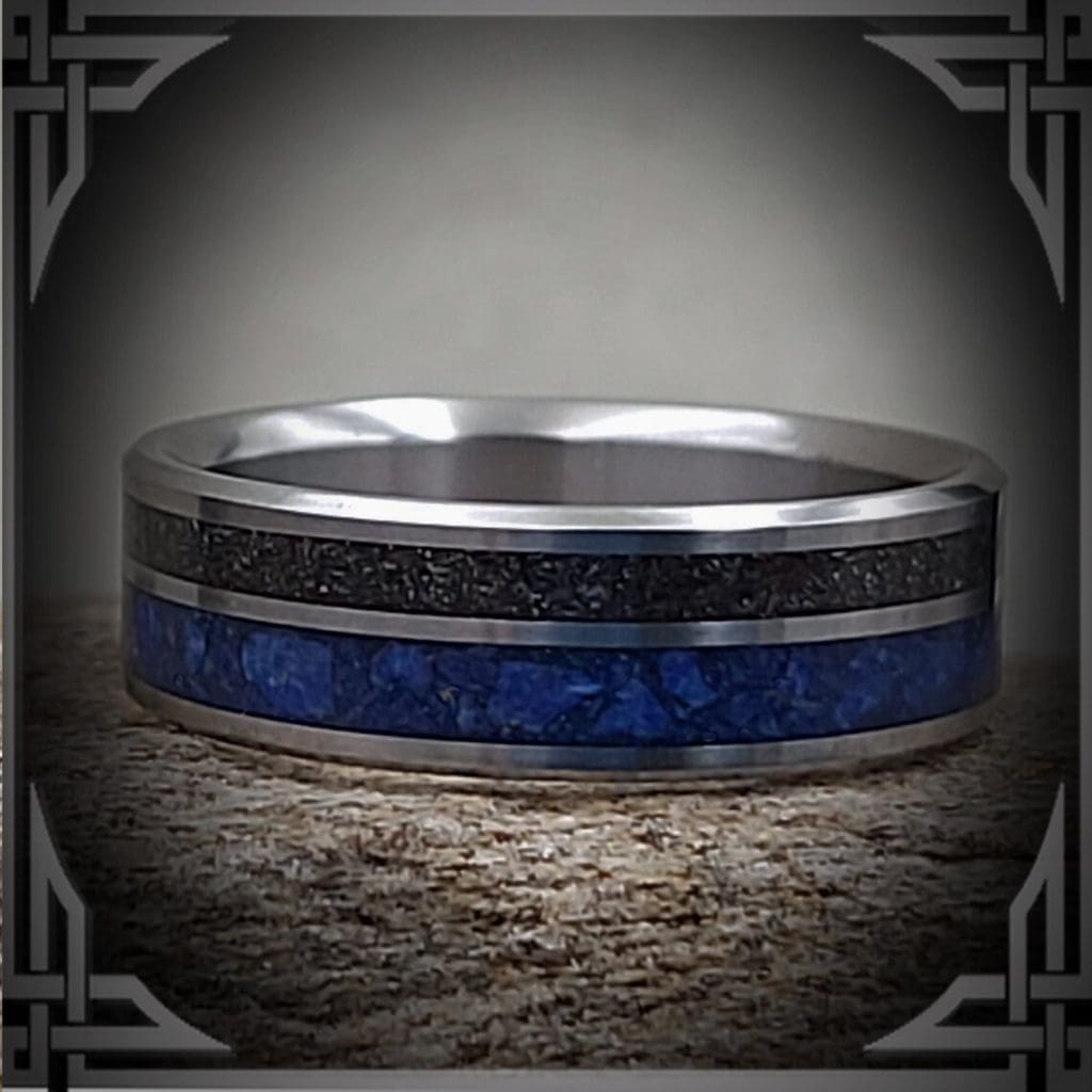 gemstone-inlay-wedding-bands