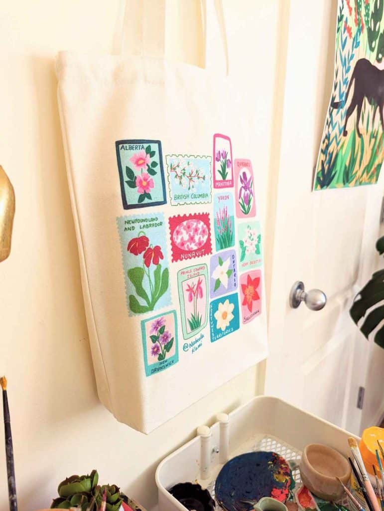 canadian-provincial-flowers-tote-bags