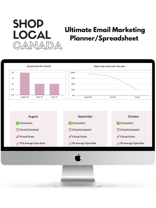 Email Marketing Planner & Spreadsheet
